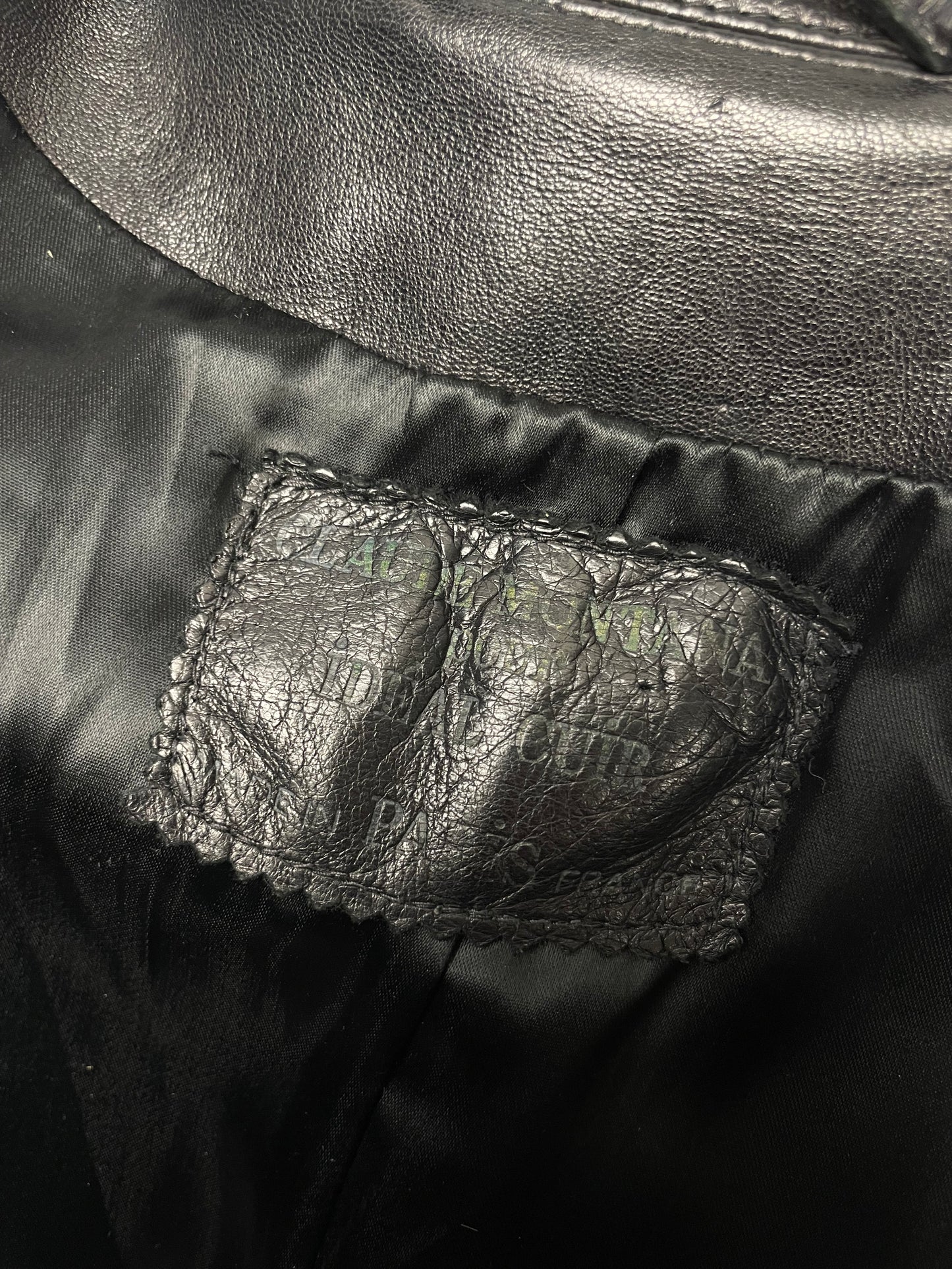 Claude Montana F/W 1992 Ideal Cuirs Leather Jacket