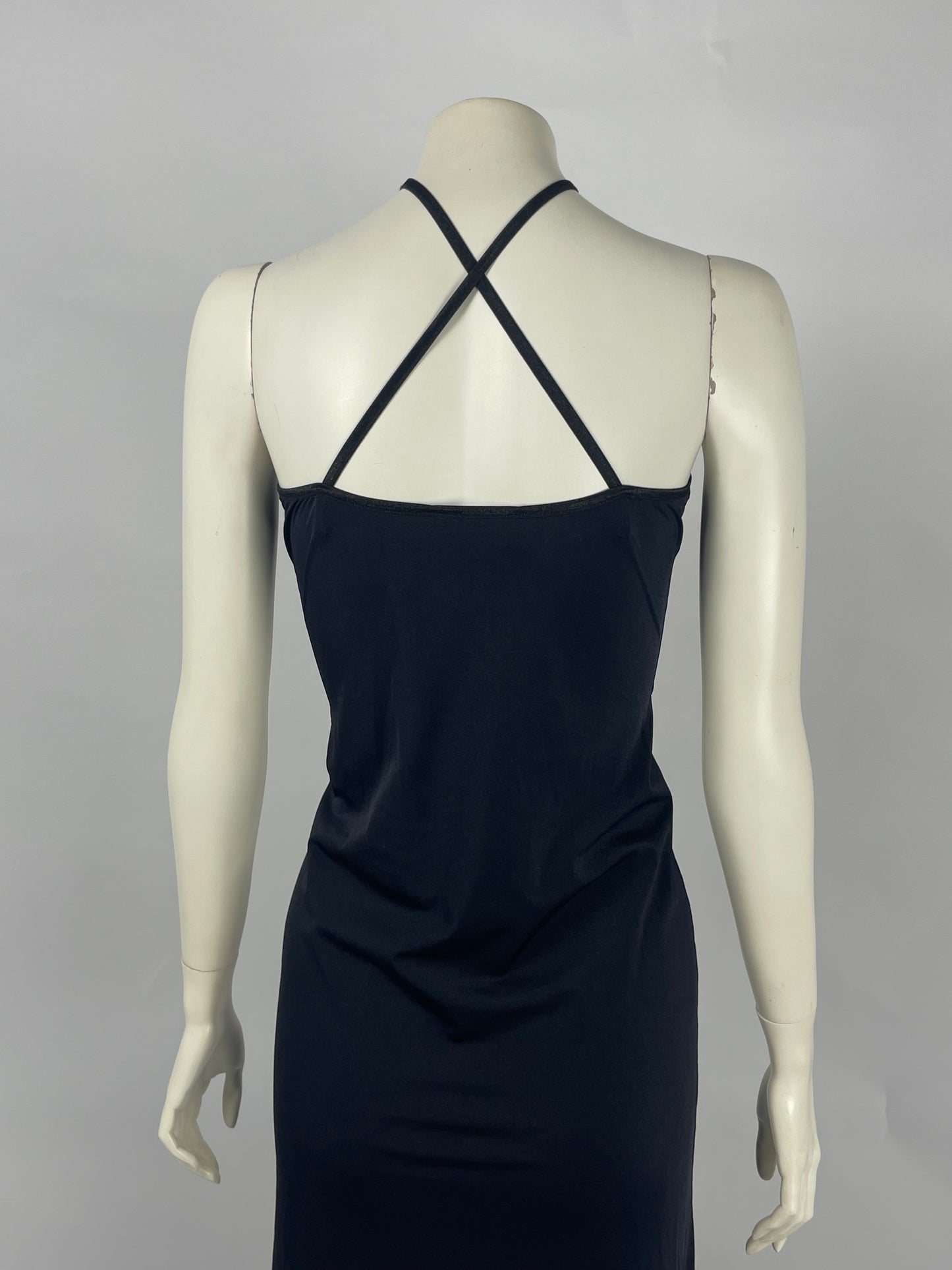 Blumarine 2000’s wide neckline gown