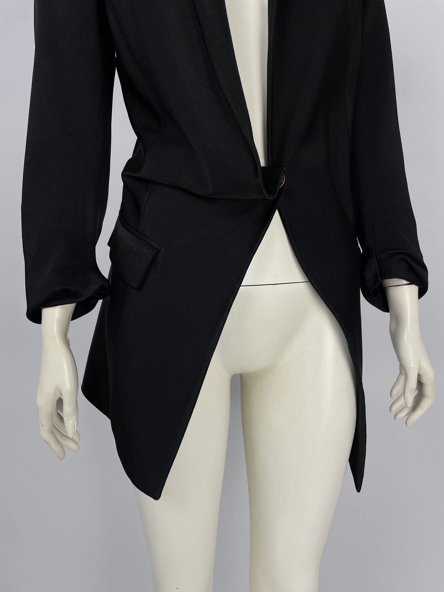John Galliano S/S 2004 overlapped close up blazer