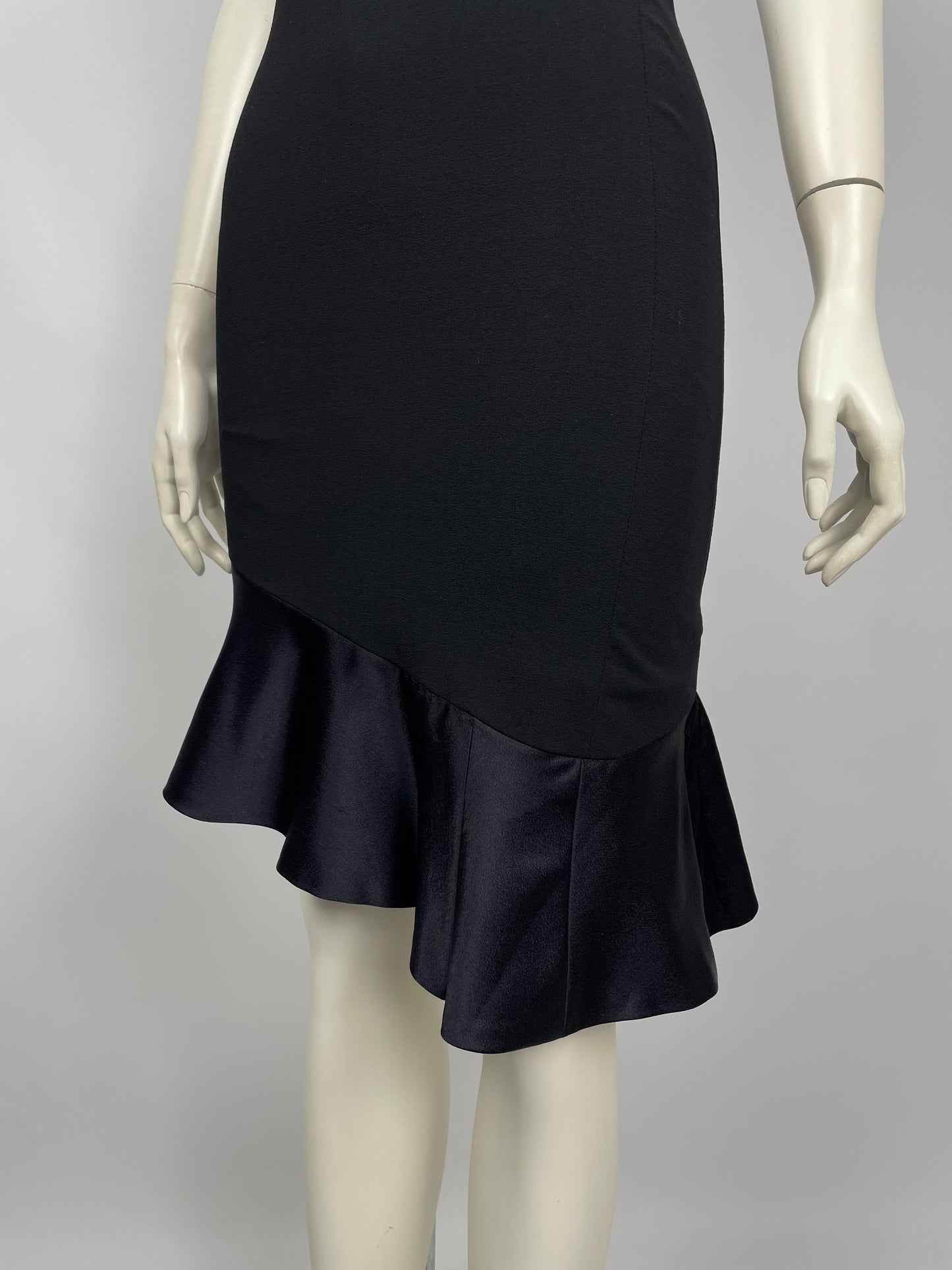 Gianni Versace Couture S/S 1998 two tone dress.