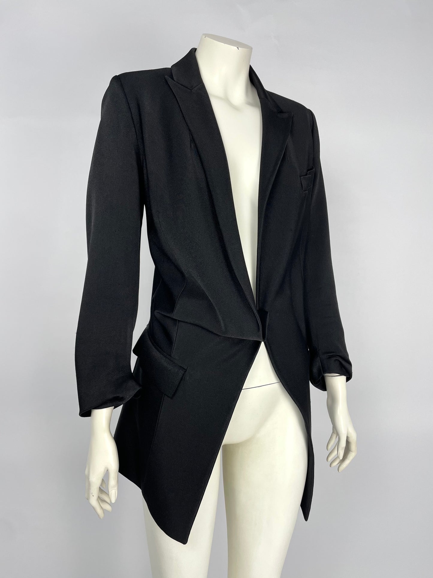 John Galliano S/S 2004 overlapped close up blazer