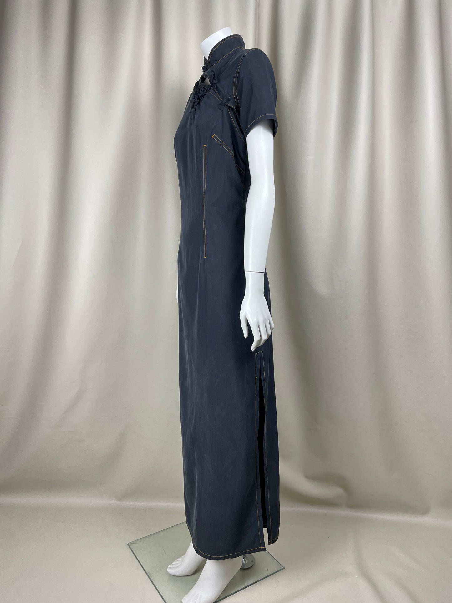 Jean Paul Gaultier Qipao Maxi Dress (M)