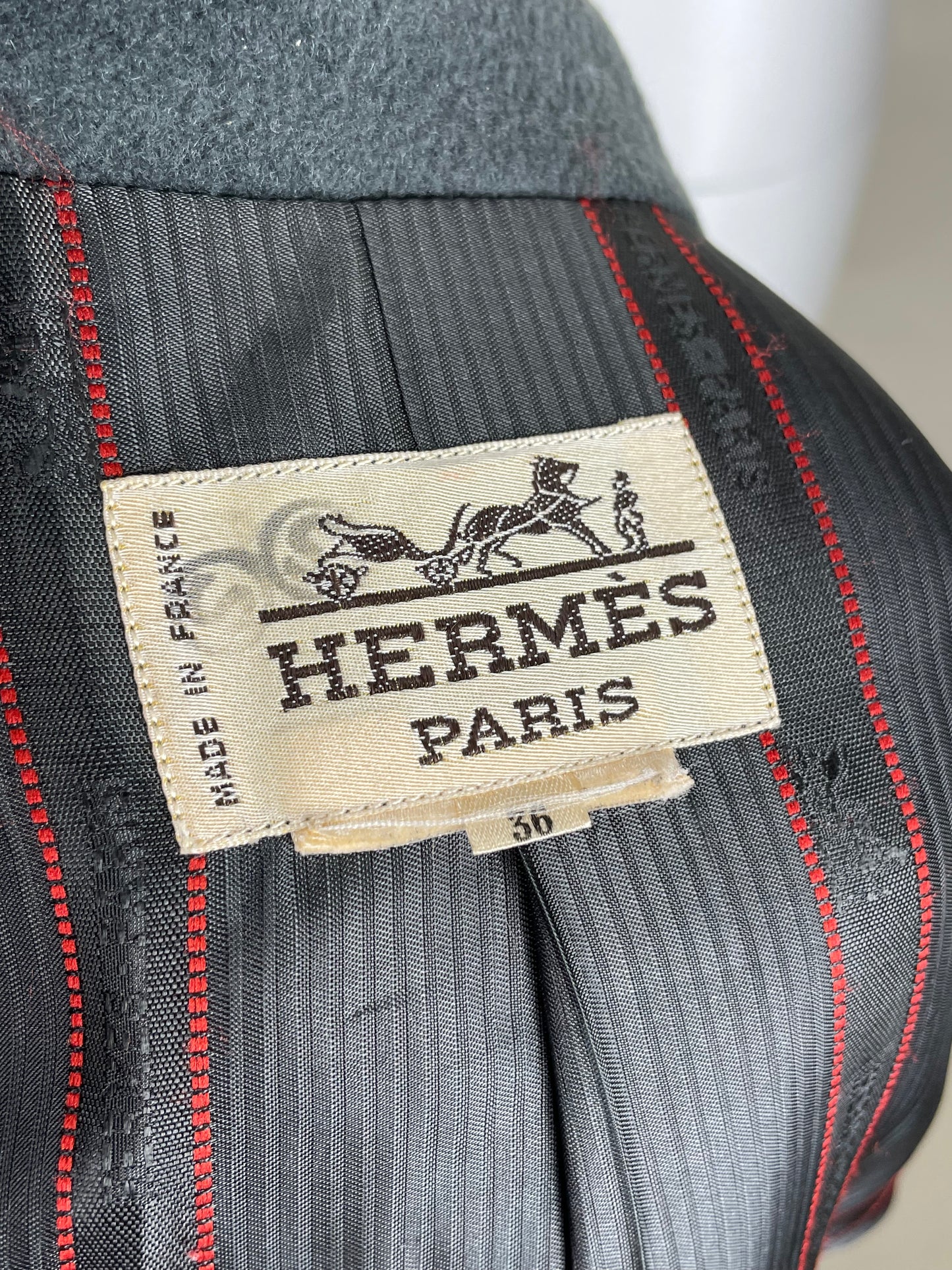 Hermès 1990’s  Wool & Cashmere Coat (S)