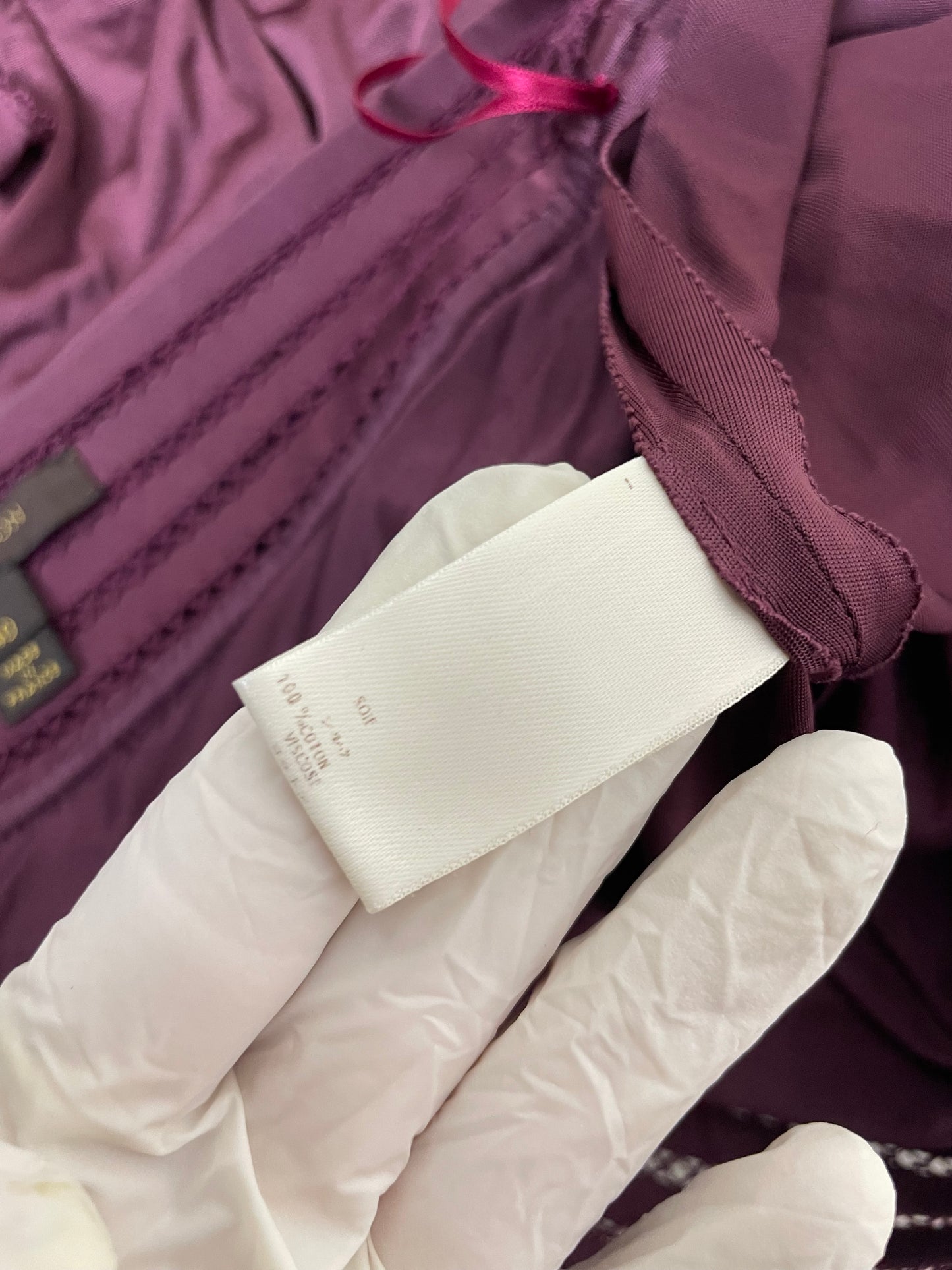 Louis Vuitton Silk Heavyweight Skirt (L)