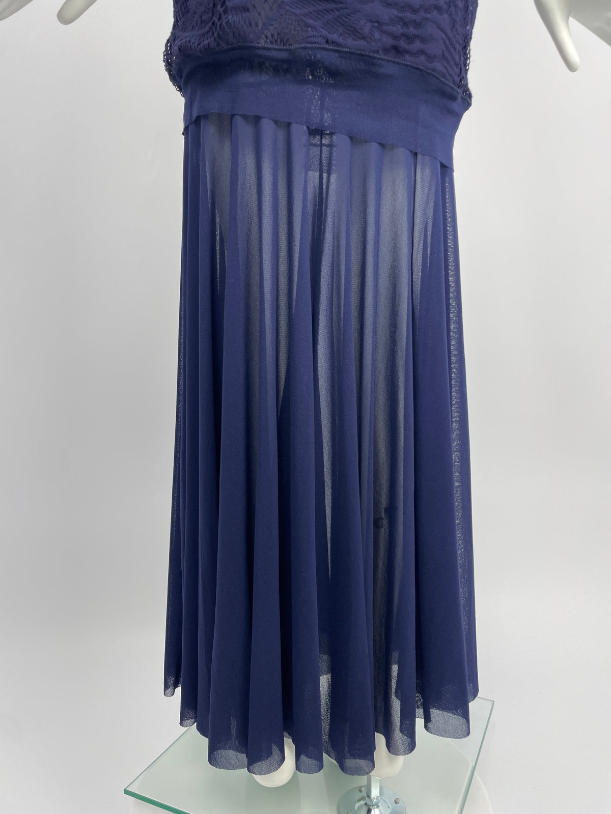 Jean Paul Gaultier S/S 2008 laser cut maxi skirt