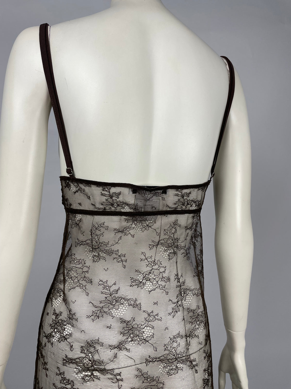 Dior by John Galliano 2000’s lingerie mini dress