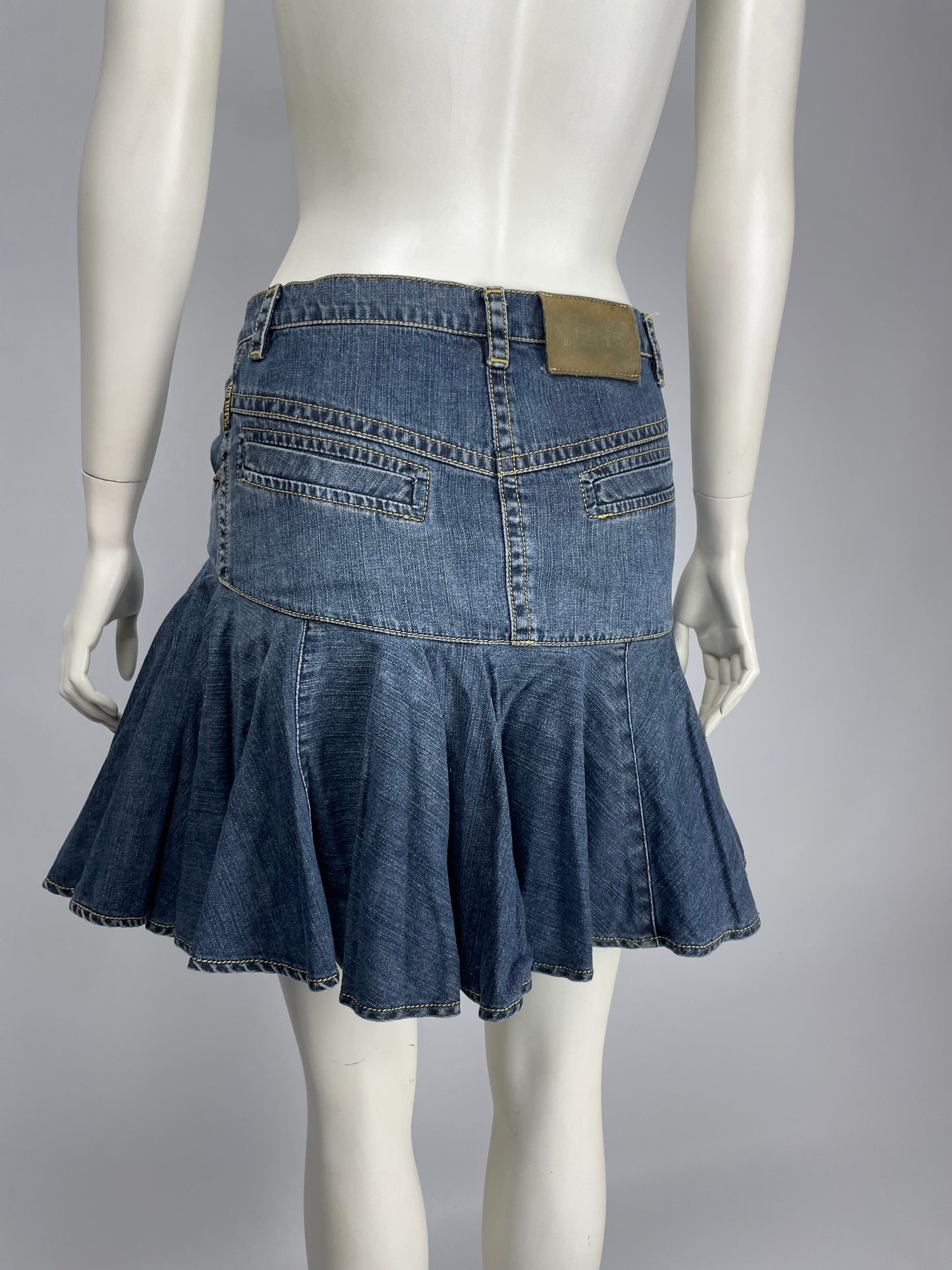 Plein Sud S/S 2003 Denim Mini Skirt