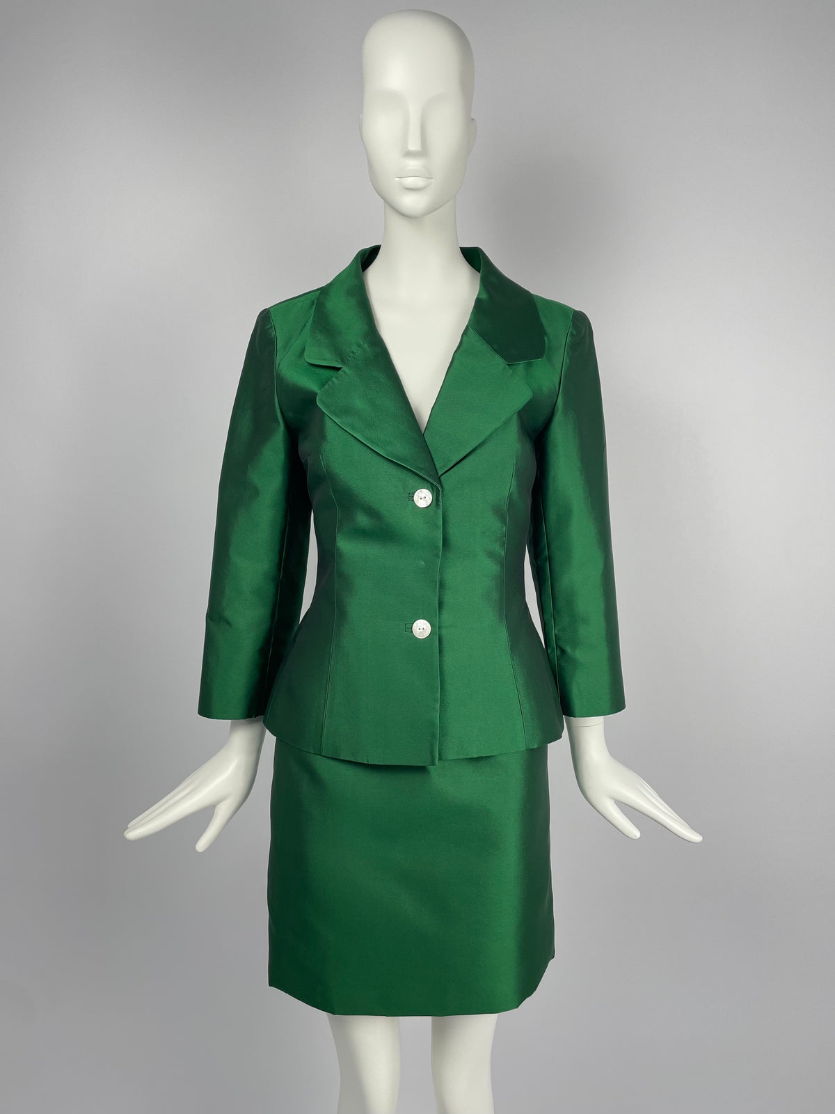 Dolce & Gabbana S/S 1996 Naomi satin suit