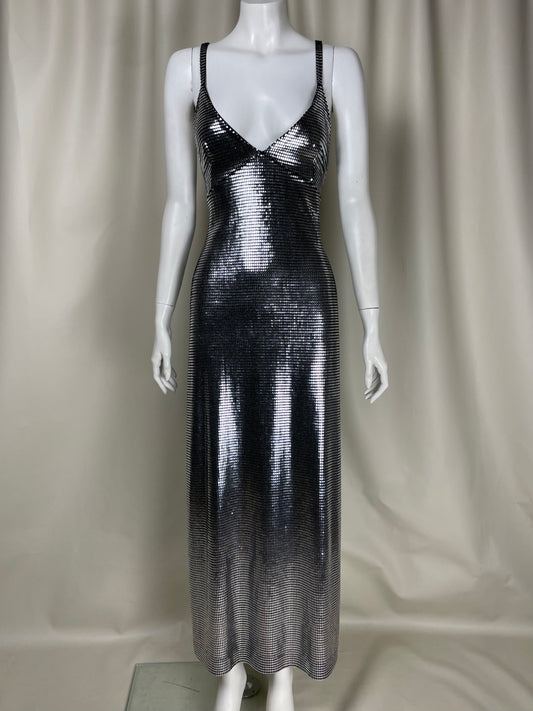 Paco Rabanne F/W 1995 Metallic Dress