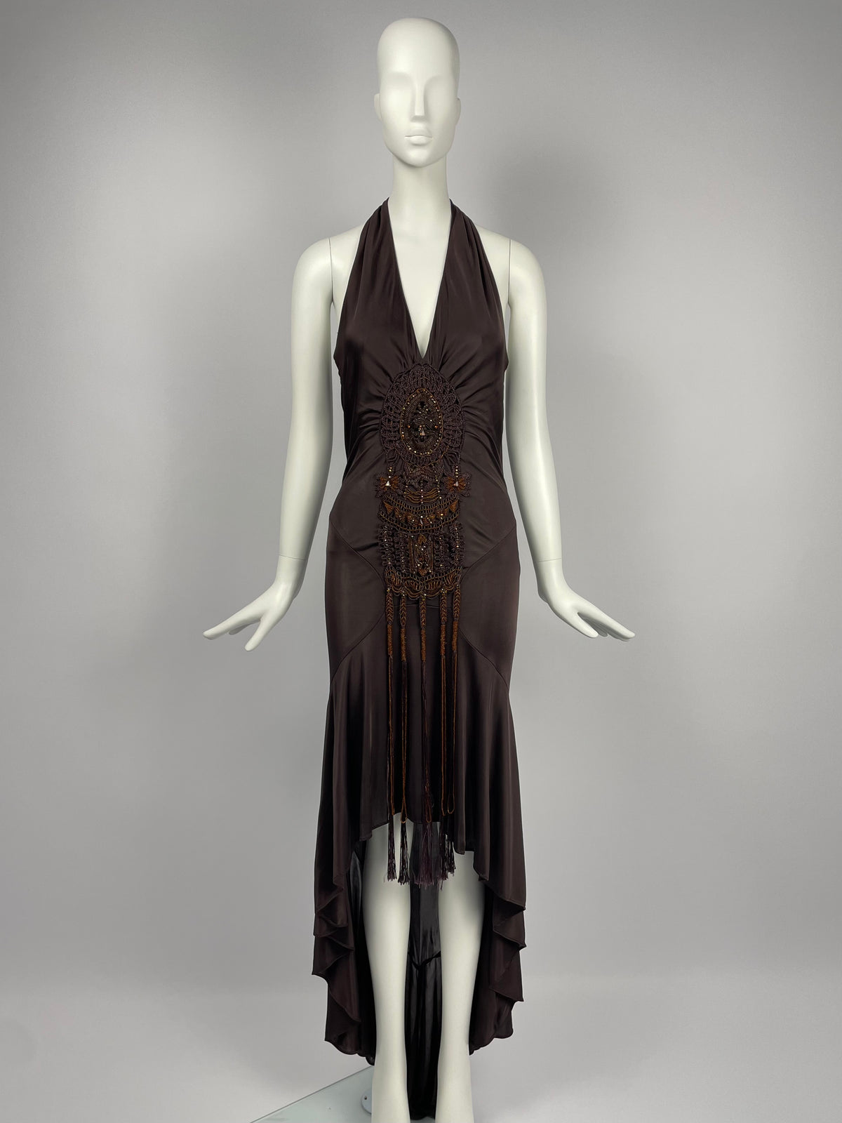 Gai Mattiolo Couture 1990’s totem gown