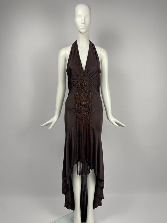 Gai Mattiolo Couture 1990’s totem gown
