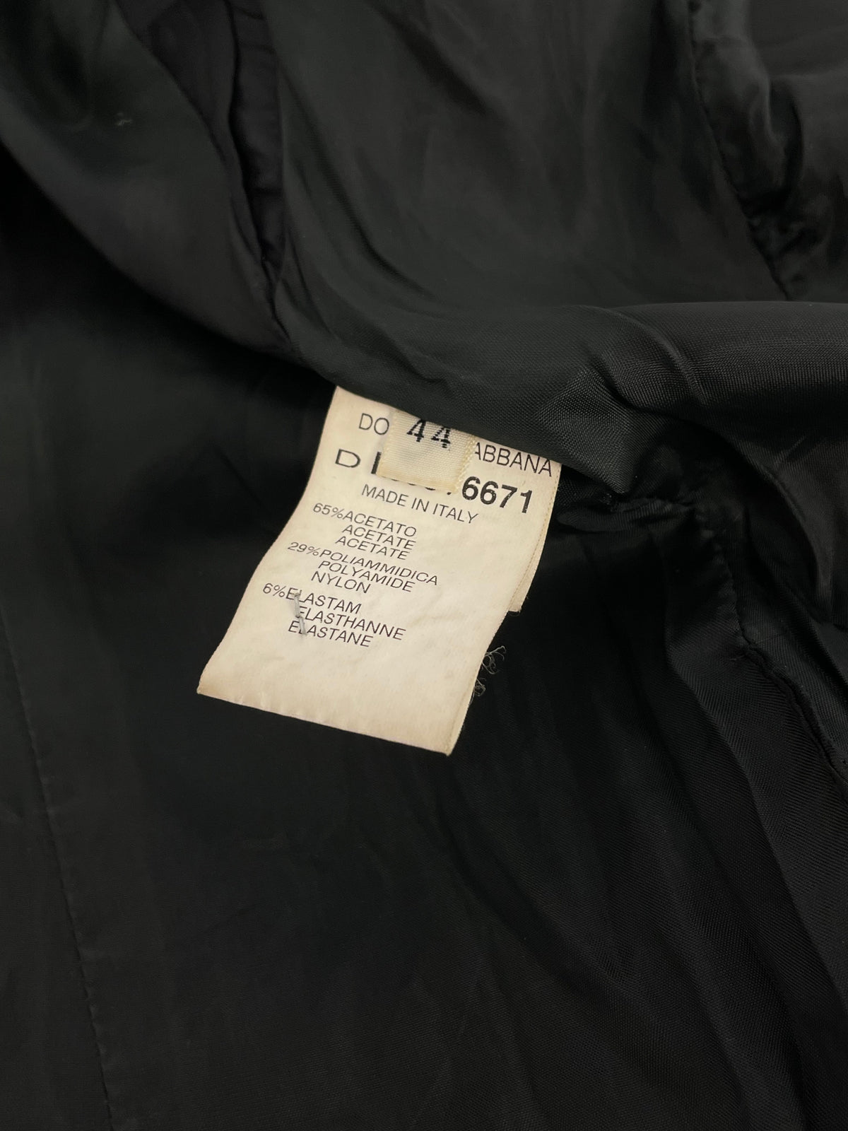 Dolce & Gabbana S/S 1999 patent leather shirt