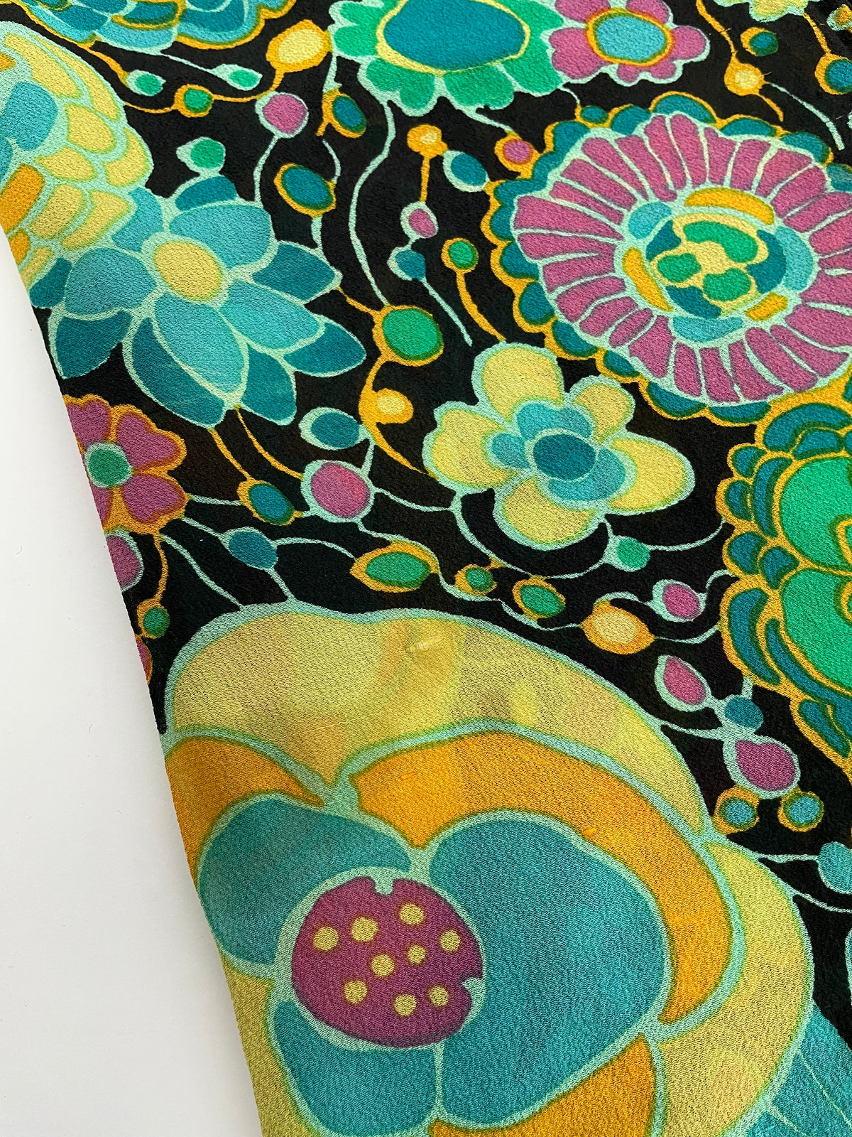 Miss Dior 1960's print dress