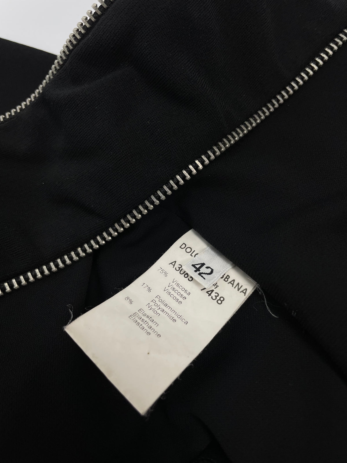 Dolce & Gabbana 1990's zipper dress