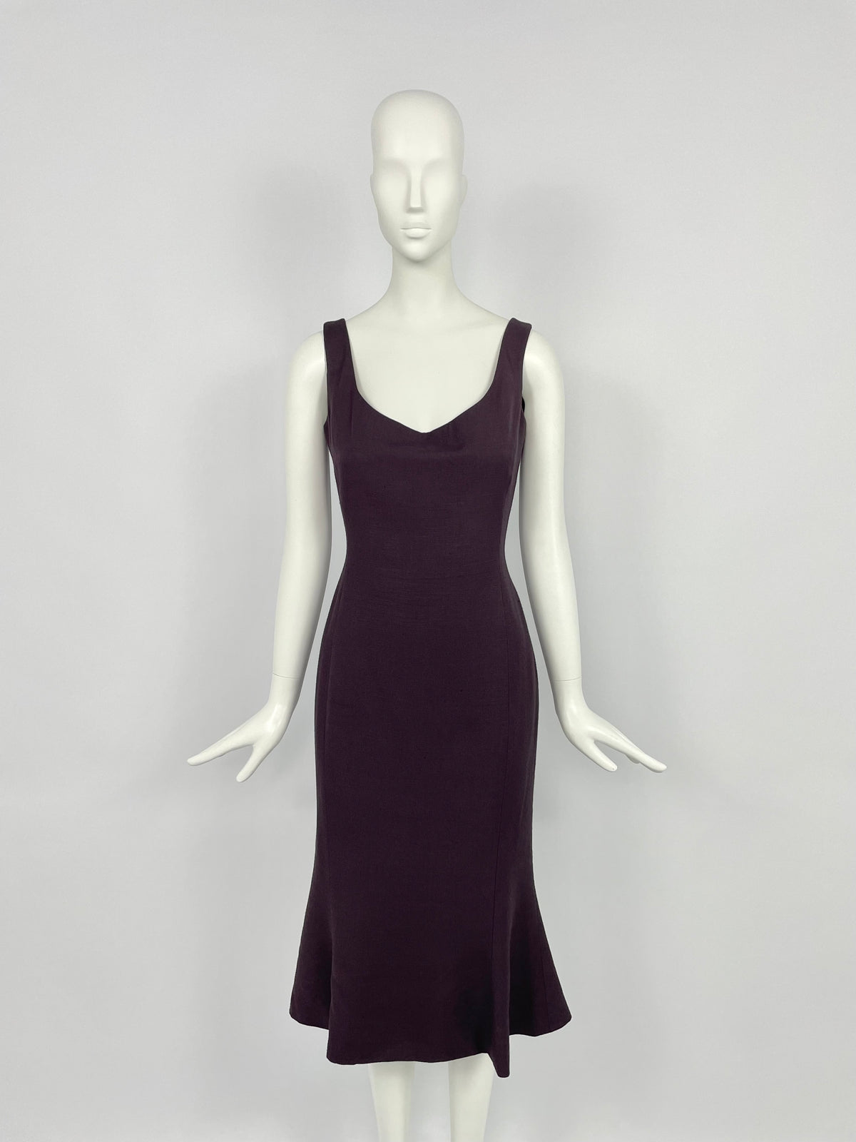 John Galliano S/S 1998 wide neckline dress