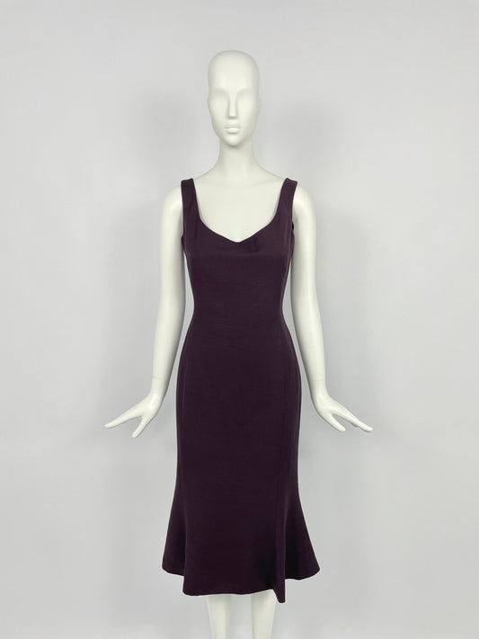 John Galliano S/S 1998 wide neckline dress