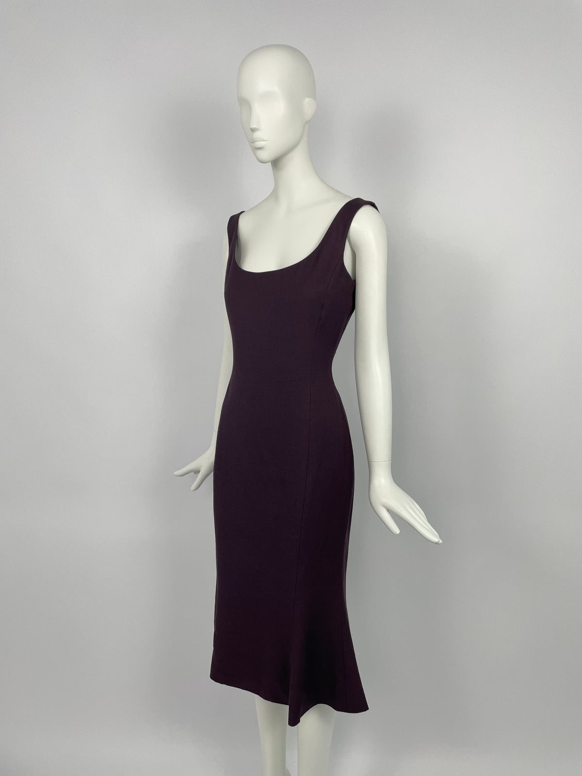 John Galliano S/S 1998 wide neckline dress
