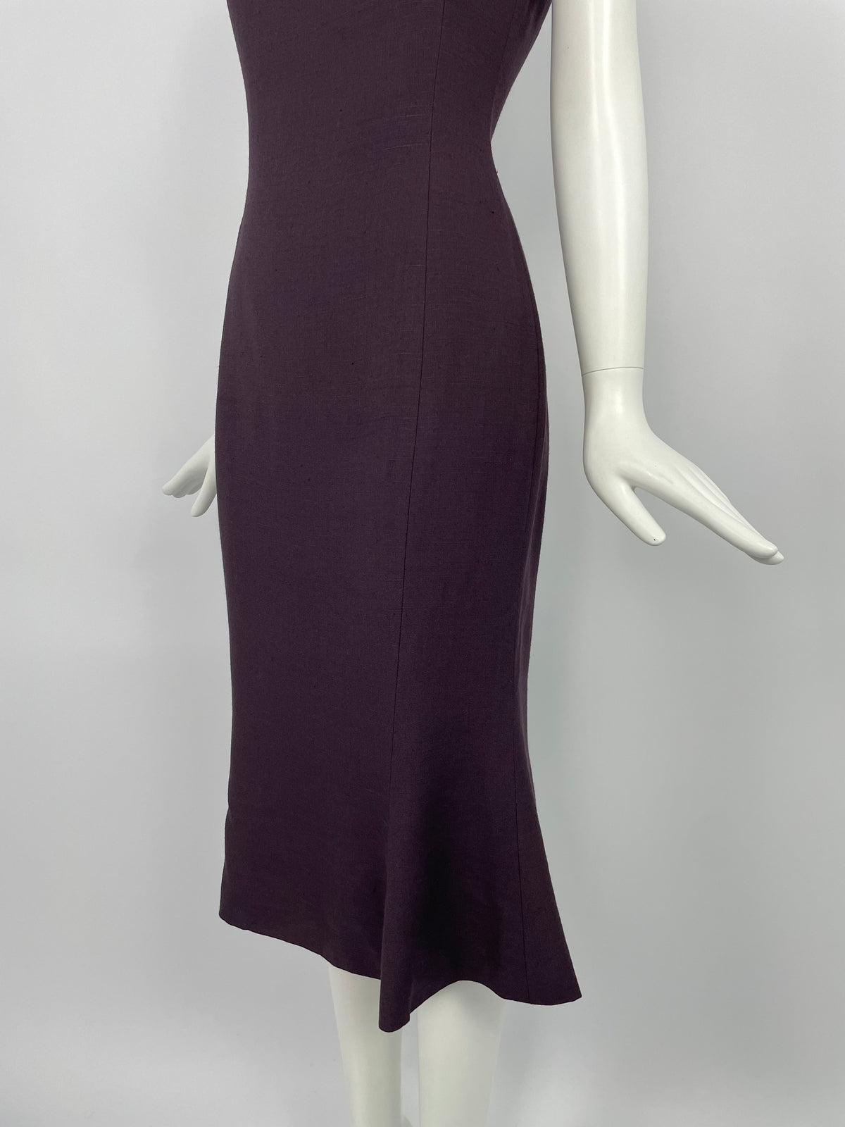 John Galliano S/S 1998 wide neckline dress