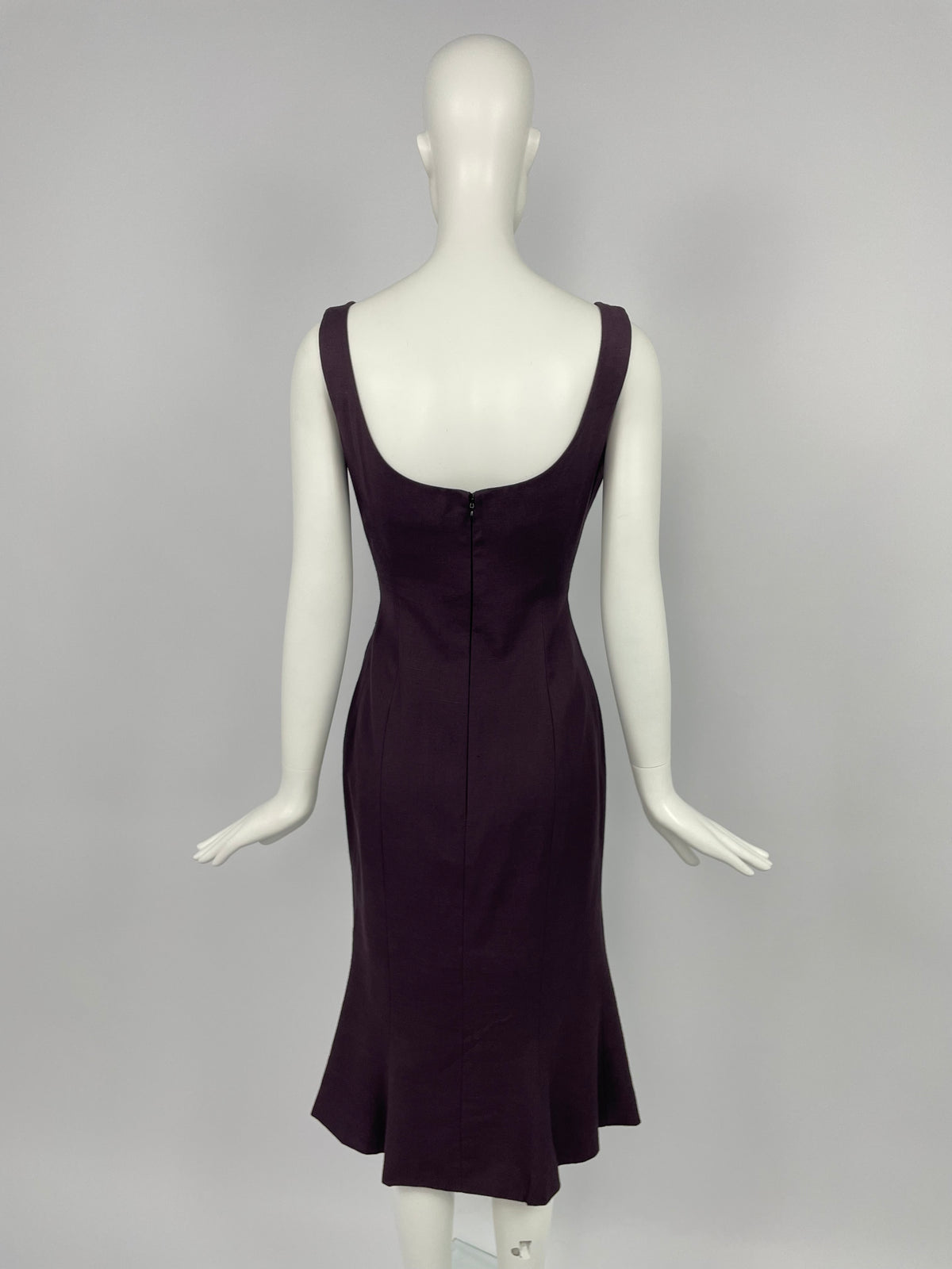 John Galliano S/S 1998 wide neckline dress