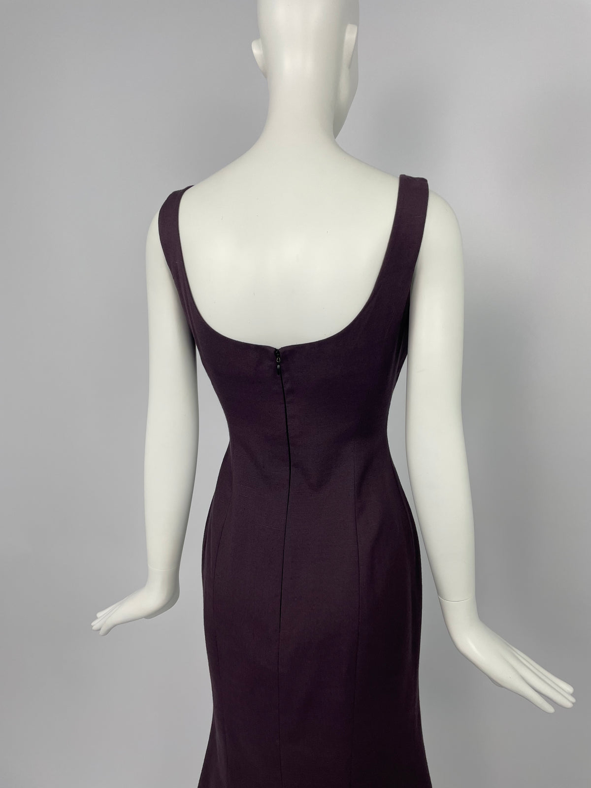 John Galliano S/S 1998 wide neckline dress