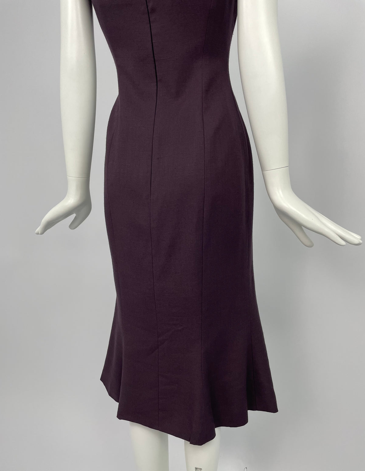John Galliano S/S 1998 wide neckline dress