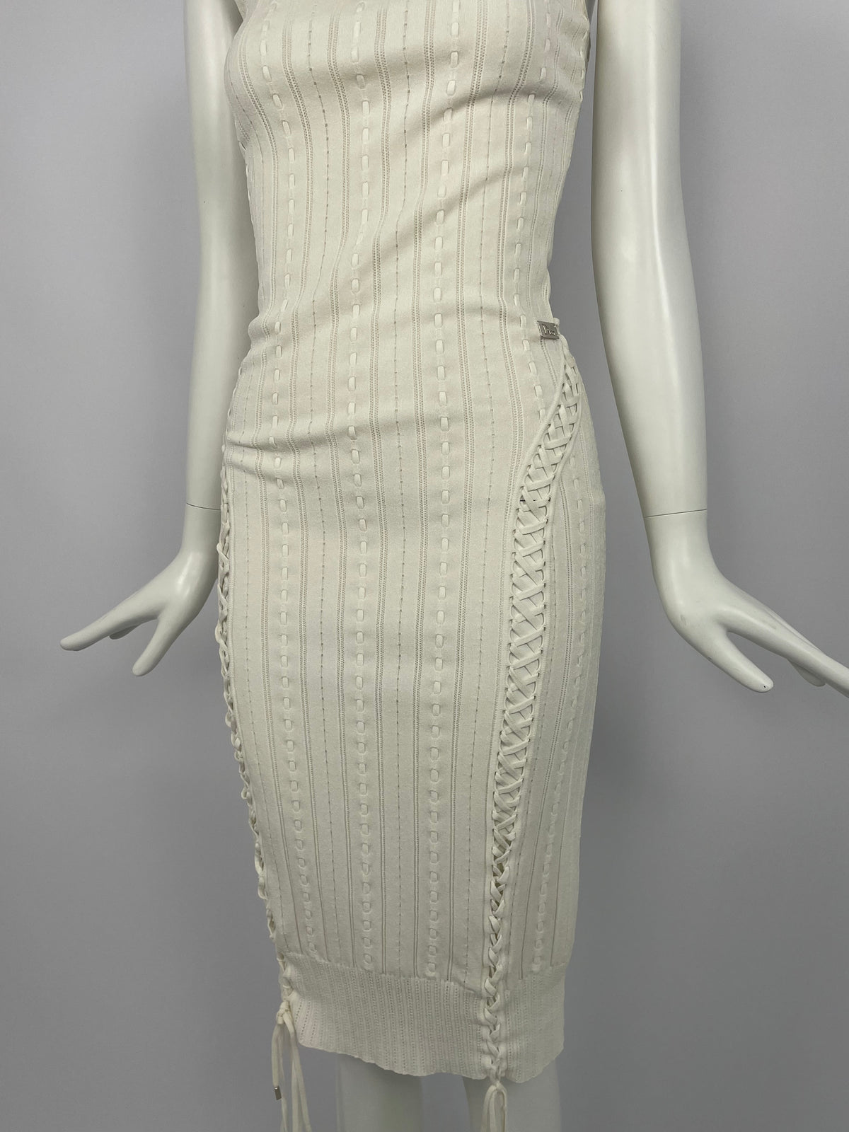 Dior by John Galliano S/S 2004 bondage maxi dress