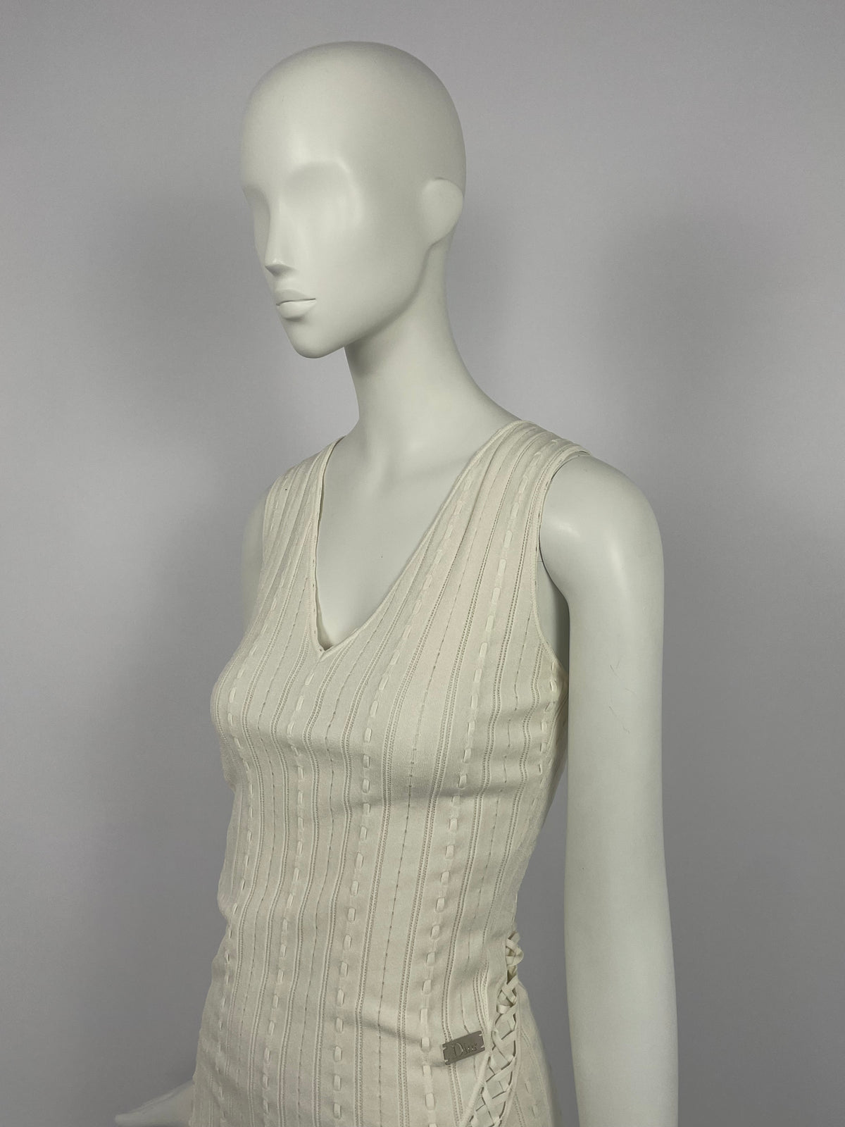 Dior by John Galliano S/S 2004 bondage maxi dress