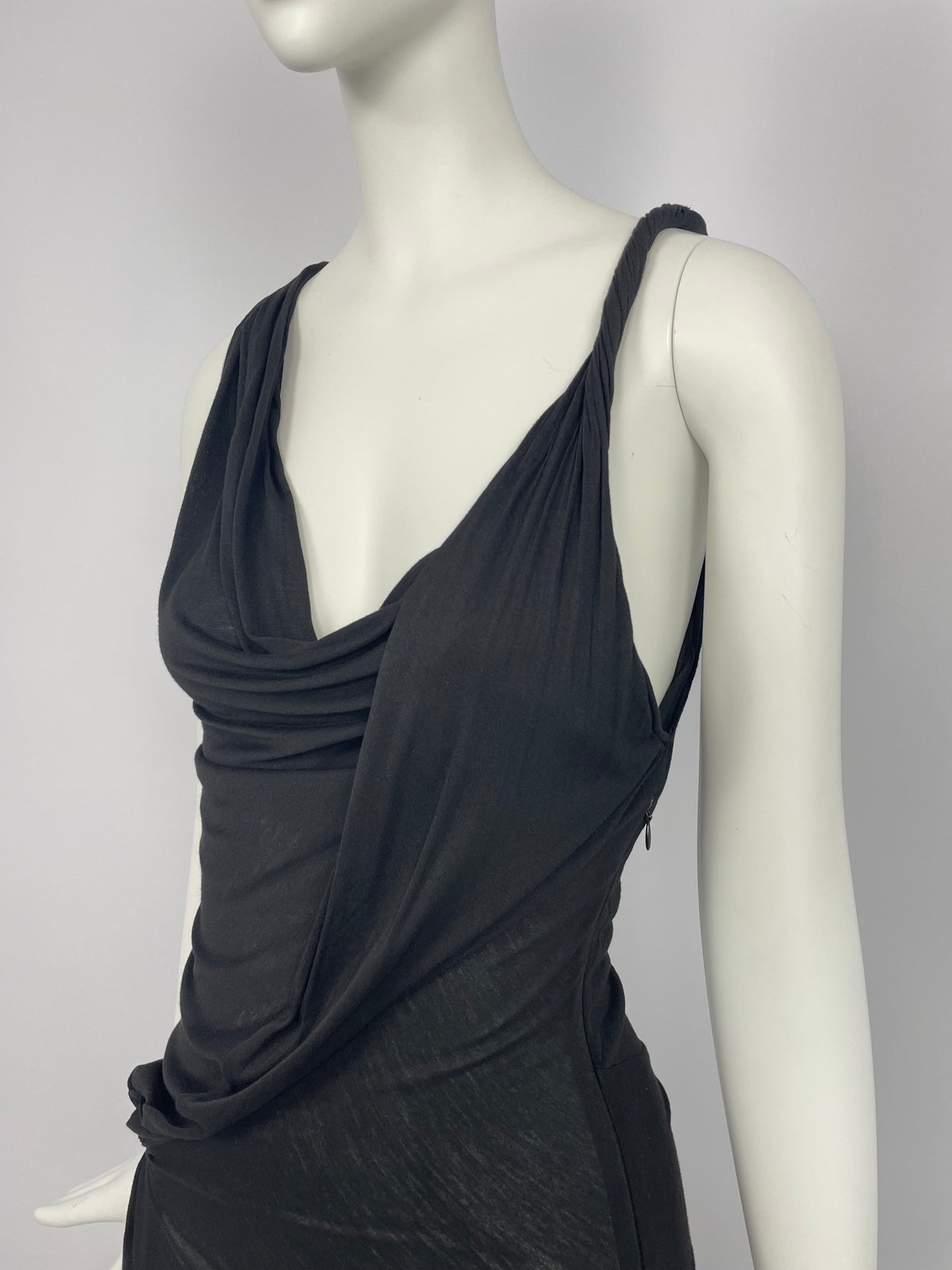 Armani early 2000's asymmetrical dress