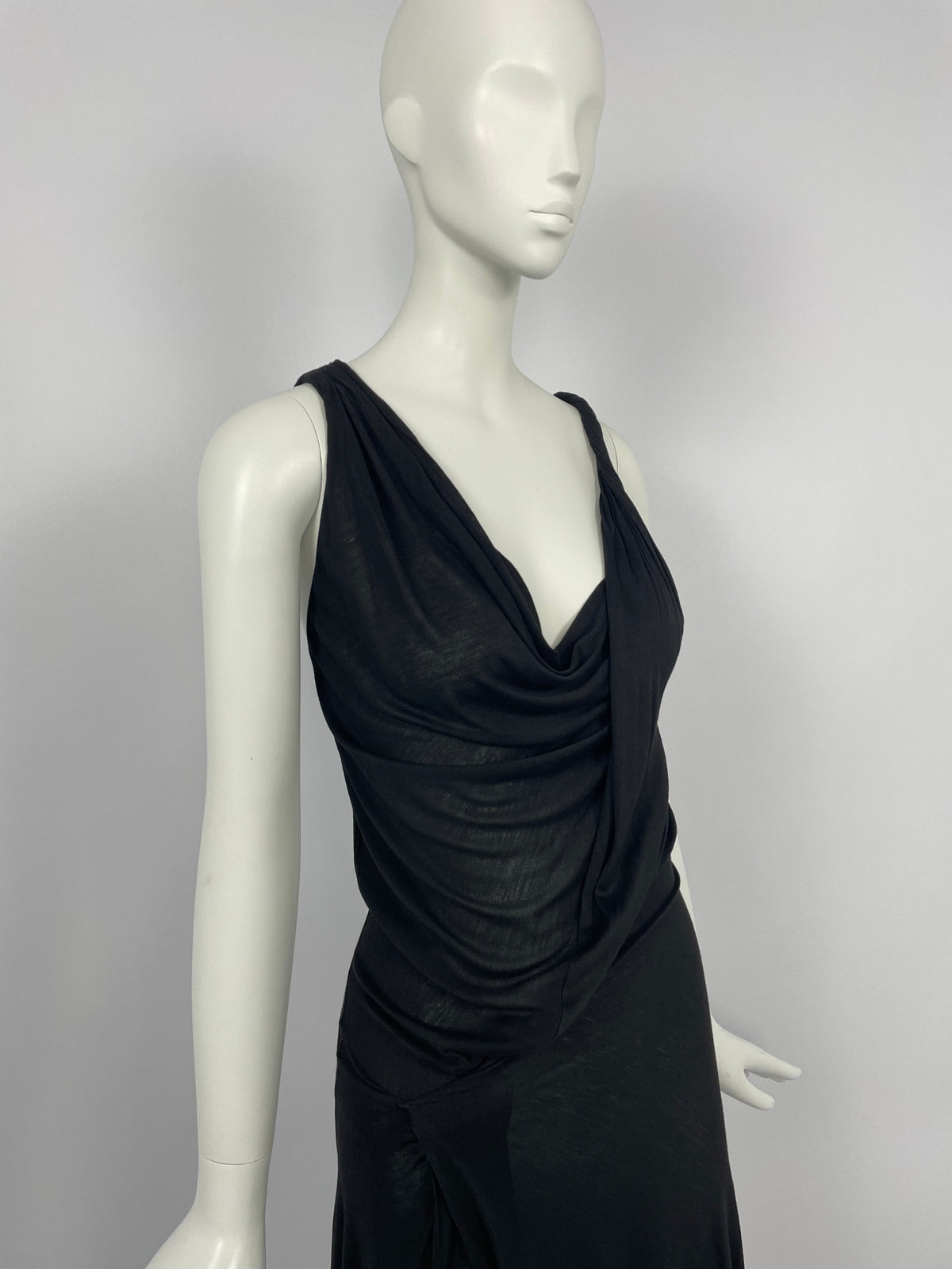 Armani early 2000's asymmetrical dress
