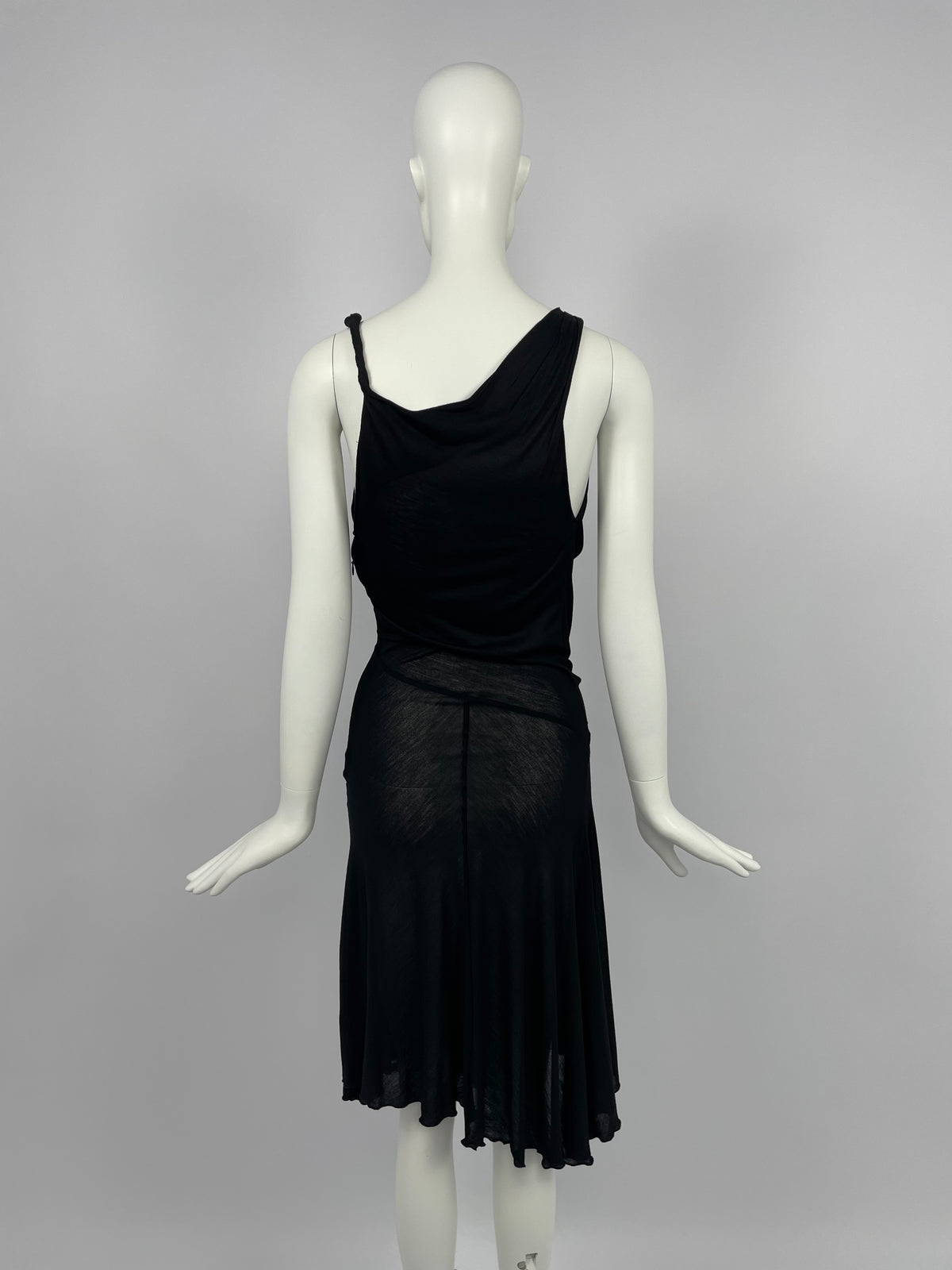 Armani early 2000's asymmetrical dress