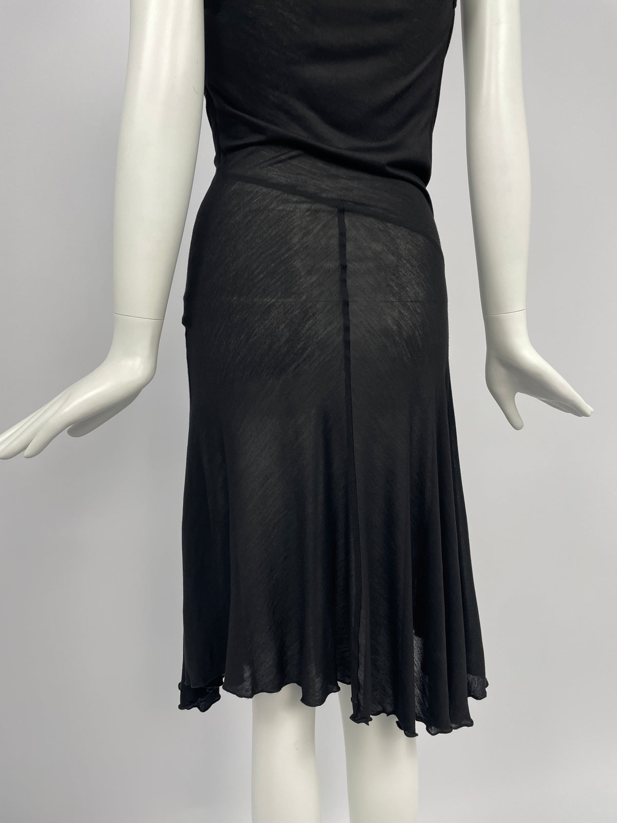 Armani early 2000's asymmetrical dress