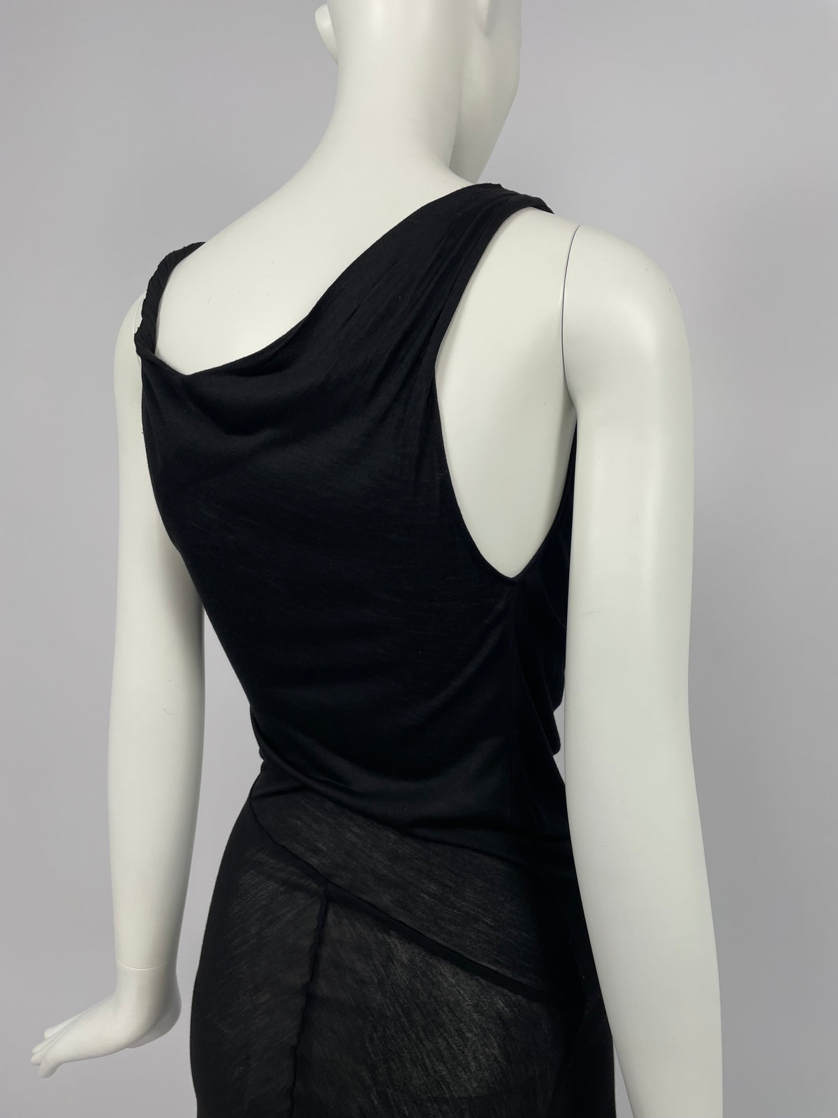 Armani early 2000's asymmetrical dress