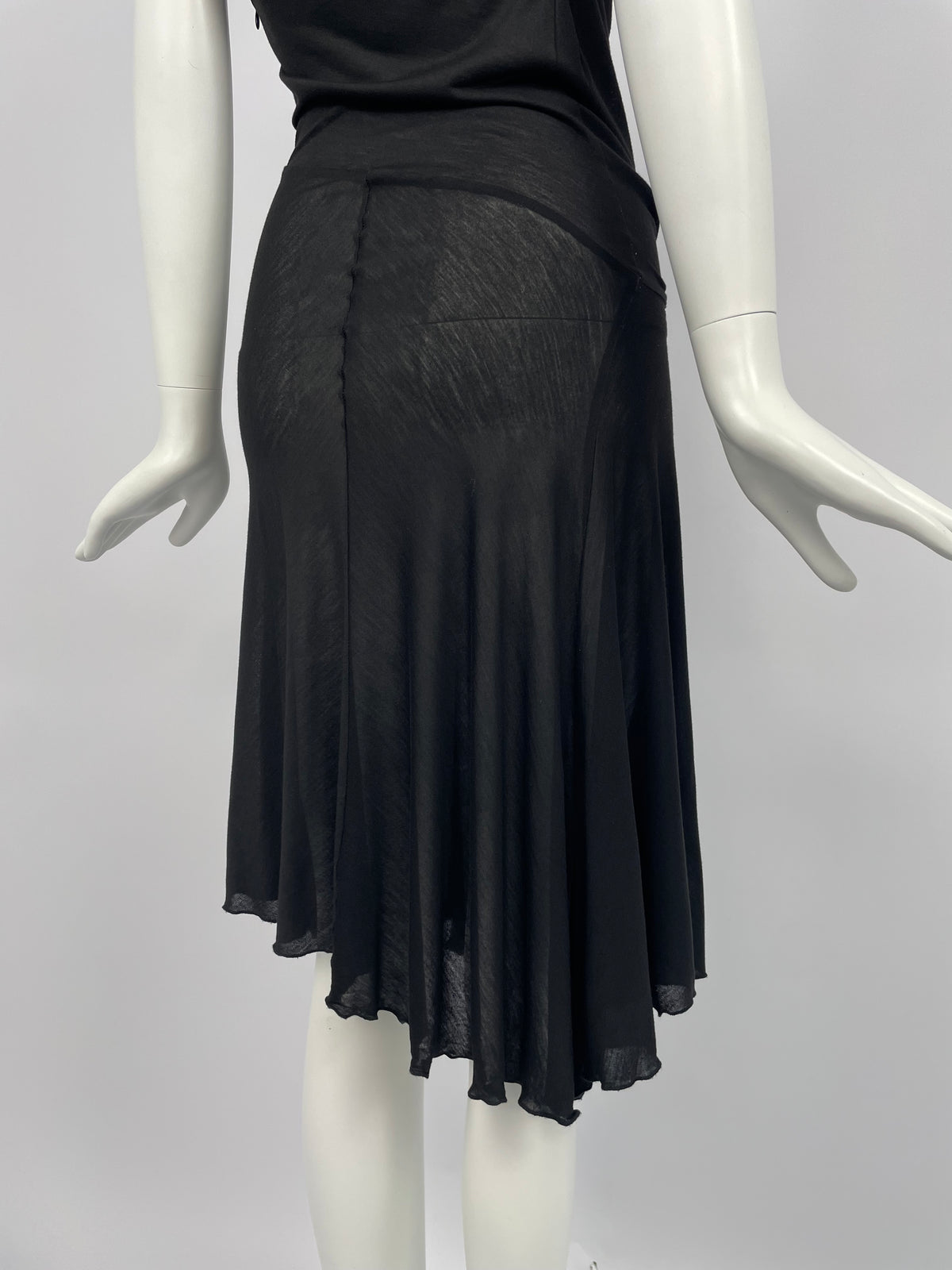 Armani early 2000's asymmetrical dress