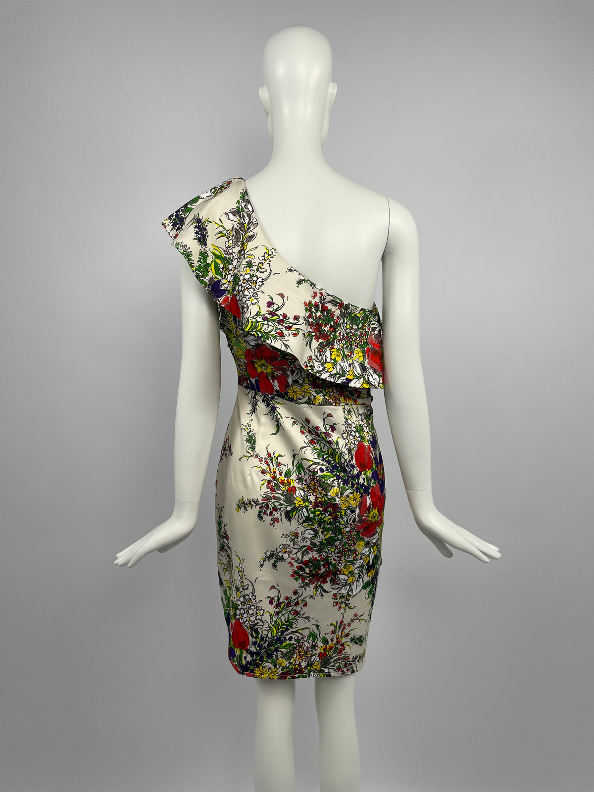 Blumarine 2000's floral print cocktail dress