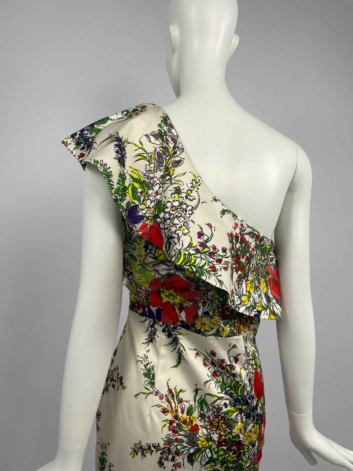 Blumarine 2000's floral print cocktail dress
